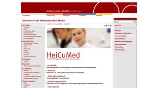 
                            11. Medizinische Fakultät Heidelberg: HeiCuMed
