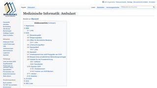 
                            9. Medizinische Informatik: Ambulant – Wikibooks, Sammlung freier Lehr ...