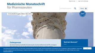 
                            13. Medizinische Monatsschrift für Pharmazeuten: Home