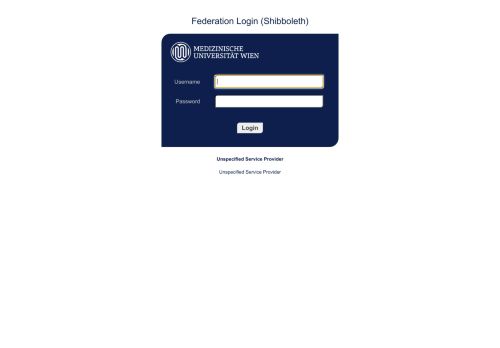 
                            5. Medizinische Universität Wien - Federation Login - MedUni Wien