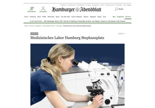 
                            12. Medizinisches Labor Hamburg Stephansplatz - Vorsorge - Hamburger ...
