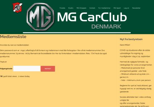 
                            4. Medlem - MG Car Club Denmark