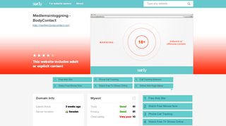 
                            13. medlem.bodycontact.com - Medlemsinloggning - BodyContac ... - Sur.ly