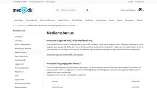 
                            3. Medlemsbonus - Bliv medlem hos Med24 og optjen bonus på hvert køb