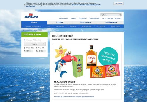 
                            12. Medlemstilbud til Extra-medlemmer - Stena Line