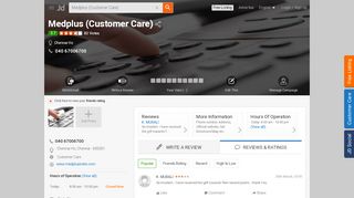 
                            7. Medplus (Customer Care) in Chennai - Justdial