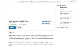 
                            11. MedPro Healthcare Staffing | LinkedIn