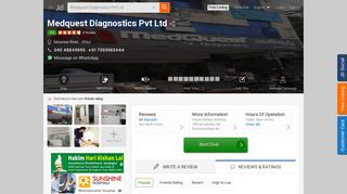 
                            6. Medquest Diagnostics Pvt Ltd, Sebastian Road - Diagnostic Centres in ...