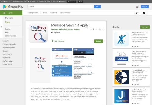 
                            10. MedReps Search & Apply - Apps on Google Play