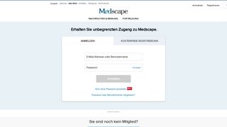 
                            2. Medscape Deutschland Anmelden