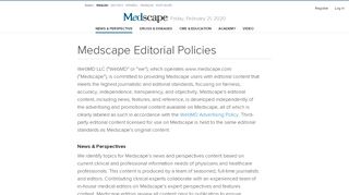 
                            8. Medscape from WebMD Editorial Policy
