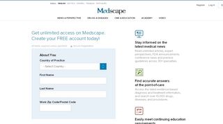 
                            4. Medscape Registration