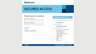 
                            5. Medtronic Secured Access: Internal home