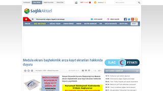 
                            6. Medula ekranı başhekimlik arıza kayıt ekranları hakkında duyuru