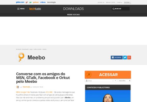 
                            3. Meebo | Download | TechTudo