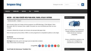 
                            2. Meebo - Faça login no msn, yahoo, gtalk e outros | brspace blog