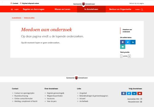 
                            8. Meedoen aan onderzoek - Gemeente Amstelveen