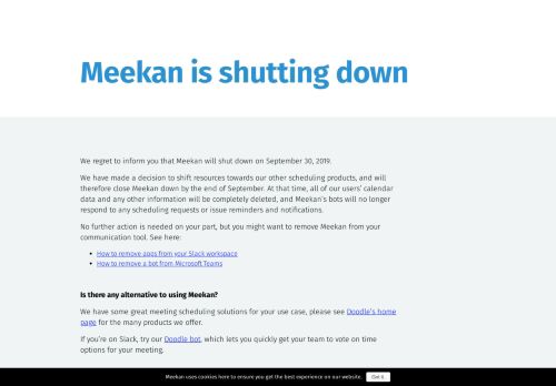 
                            12. Meekan, Connecting the world's calendars