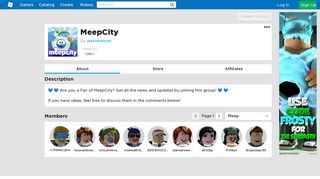 
                            2. MeepCity 110K+ Members Meep - Roblox