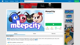 
                            1. MeepCity - Roblox