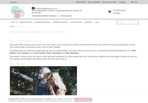 
                            7. Meer weten over Sorbet Kids Couture online? - sorbetkidscouture.nl