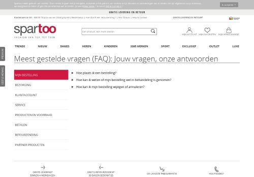 
                            3. Meest gestelde vragen (FAQ): Jouw vragen, onze antwoorden - Spartoo