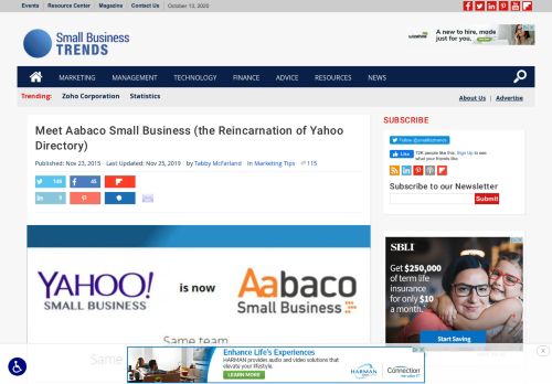 
                            10. Meet Aabaco Small Business (the Reincarnation of Yahoo Directory ...