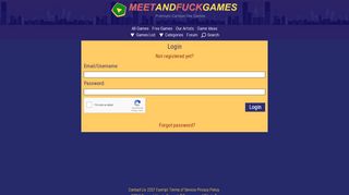 
                            3. Meet and Fuck Games - Login