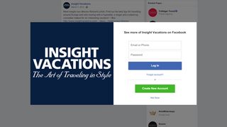 
                            11. Meet Insight tour director Richard... - Insight Vacations | Facebook