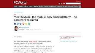 
                            7. Meet MyMail, the mobile-only email platform—no password required ...