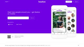 
                            4. Meet new people around you — get Badoo on mobile