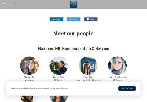 
                            13. Meet our people - CAB Group