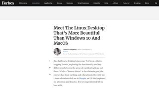 
                            8. Meet The Linux Desktop That's More Beautiful Than Windows 10 And ...