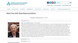 
                            10. Meet Your AAC State Representatives - American Adoption Congress
