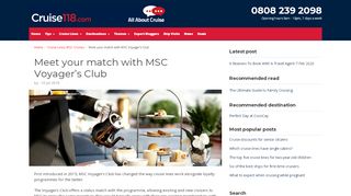 
                            13. Meet Your Match With MSC Voyager's Club | Cruise118 Advice