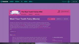
                            10. Meet Your Tooth Fairy (Movie) - The Real Tooth Fairies Wiki - FANDOM
