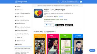 
                            12. Meet24 - Love, Chat, Singles - by WILDEC LLC - Dating Category ...