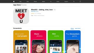 
                            8. Meet4U – dating, chat, love on the App Store - iTunes - Apple