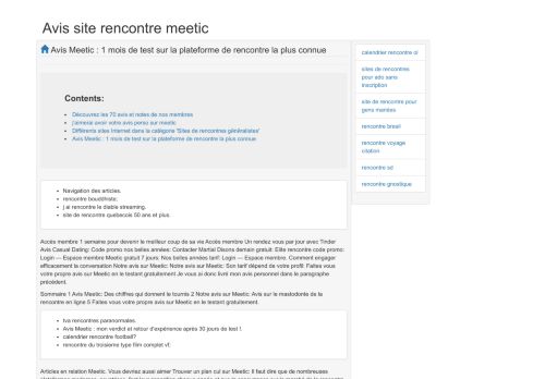 
                            9. Meetic Avis : 5 vérités étonnantes sur le leader de la rencontre - SNE77