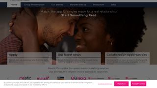 
                            9. Meetic group: corporate site for Europe's leading dating services