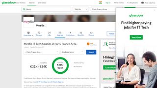 
                            10. Meetic IT Tech Salaries in Paris, France | Glassdoor.co.in