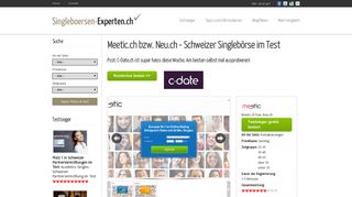 
                            3. Meetic.ch bzw. Neu.ch - Schweizer Singlebörse im Test ...