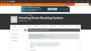 
                            5. Meeting Room Booking System / [MRBS-general] Default Login Page