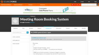 
                            9. Meeting Room Booking System / Re: [MRBS-general] Auto Logon