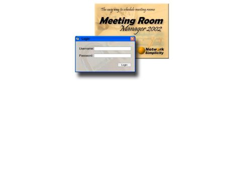 
                            12. Meeting Room Manager 2002 Login - CEN-CENELEC