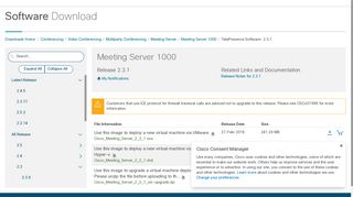 
                            6. Meeting Server 1000 - Software Download - Cisco Systems