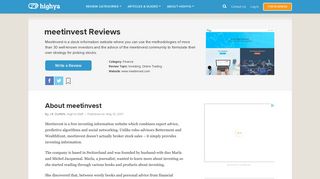 
                            9. meetinvest Reviews - Is it a Scam or Legit? - HighYa