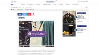 
                            12. MeetMe: Best Online Dating Sites - AskMen