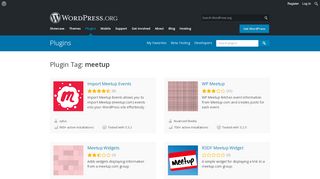 
                            11. meetup | WordPress.org