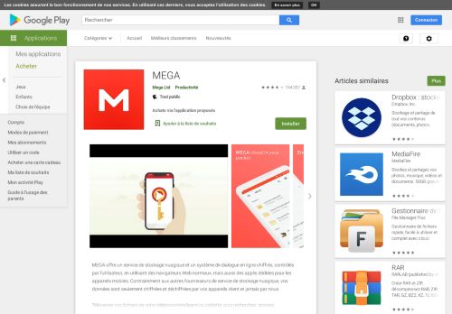 
                            8. MEGA – Applications sur Google Play